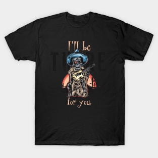 illustration mexican dead musician T-Shirt